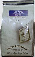 Independence Coffee Co. Jet Fuel Multi-Origin Dark Roast Whole Bean Coffee 24 Ounce (Pack of 1)