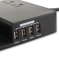 Cable Matters 6-Rotating Outlet Surge Protector Power Strip with 3.4A Dual USB Charging N4
