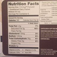 Starbucks - K Cups 6 ct - Mocha Caffe' Latte - ( Pack of 2 ) N5