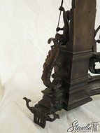 Outstanding Bronze Neo Classical Fancy Fireplace Andiron Fender Model JI-A4296AC ~ New N8