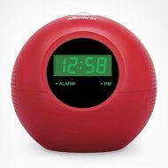 Memorex MSP-CR1100 Red Sphere Clock Radio