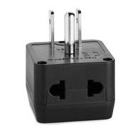 Yubi Power 2 in 1 Universal Travel Adapter with 2 Universal Outlets - Built in Surge Protector - 3 Pack - Black...