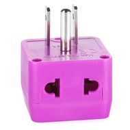 Yubi Power 2 in 1 Universal Travel Adapter with 2 Universal Outlets - Built in Surge Protector - 3 Pack - Black... N2
