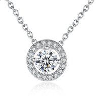 Jewelry Set- Morenitor[TM] White Gold Plated Swarovski Elements Crystal Necklace Earrings Set N8