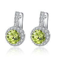 Jewelry Set- Morenitor[TM] White Gold Plated Swarovski Elements Crystal Necklace Earrings Set N10