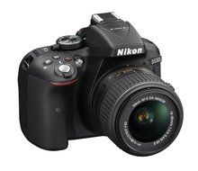Nikon D5300 DX-format Digital SLR Kit w/ 18-55mm VR II and 55-300mm VR Lens Kit (Black) N2