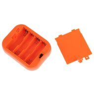 Mini Fan - TOOGOO(R) Mini Fan Blower for Mascot Head Inflatable Costume 6V Powered 4xAA Dry Battery Orange N4