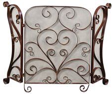 Uttermost Daymeion Metal Fireplace Screen