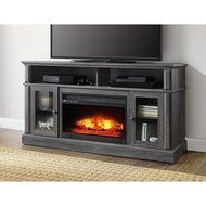 Gray Whalen Remote Control Barston Fireplace Media Console For TV's Up To 70" N7