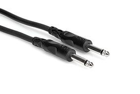 Hosa CPP-105 1/4 inch TS to 1/4 inch TS Unbalanced Interconnect Cable, 5 feet N3