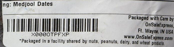 Sincerely Nuts Jumbo Medjool Dates (1 Pound Bag) N3