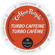 Coffee People Turbo Caffeine Coffee K-Cups, 24 Count N5