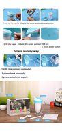 USB Humidifier, Air Purifier Aroma Diffuser Mini Portable DC5V 110ml Moonlight Cup holder for Car Office Home...