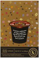 Crazy Cups Chocolate Raspberry Truffle Flavored Coffee, Single Serve cups for the K Cup Keurig brewer, 22 Count