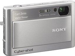 Sony Cybershot DSC-T20 8MP Digital Camera with 3x Optical Zoom and Super Steady Shot (White) N3