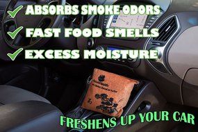 500g Organic Bamboo Charcoal Air Purifier Bag Deodorizer and Air Freshener Remove Odor and Control Moisture in... N7