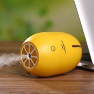 DaySeventh 2016 New Design Portable USB Humidifier Air Purifier Steam Diffuser Mist for Office Room Car (Yellow) N16