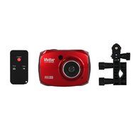 Vivitar Red DVR787HD 12.1MP Action Full HD Camcorder with Remote Control, Waterproof Case, ATV/Bike Mount, Helmet...