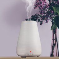 YL-VV@ 100ml Aromatherapy Essential Oil Diffuser with Adjustable Mist Mode 7 Color LED Lights for Home Bedroom... N4