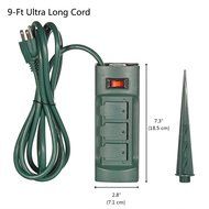 [UFO All-In-One Charging Center] 4-Outlet Surge Protector with Four (4) USB Charging Ports (4.2A) , 100V-240V... N2
