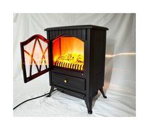 Black Free Standing Portable Electric Fireplace Heater TOP SELLING ITEM N6