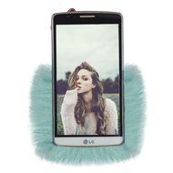 Spritech(TM) Bling Phone Case For LG G3 mini,3D Handmade Purple Crystal Silver Flower Pendant Accessary Design... N69