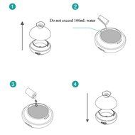 YJY 100mL Vintage Bottle Aromatherapy Essential Oil Diffuser, Silent Ultrasonic Waterless Auto Shut-off Air Humidifier... N5