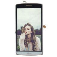 Spritech(TM) Bling Phone Case For LG G3 mini,3D Handmade Purple Crystal Silver Flower Pendant Accessary Design... N71