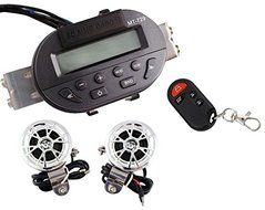 Motorcycle Audio Radio Handlebar Stereo Amplifier Speaker Remote for Honda VStar