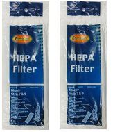 (2)Bissell Bagless Upright Vacuum Cleaner Style 7 9 16 Hepa Pleated Micro Post Motor Filter 233-1047 Cleanview...