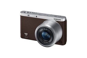 Samsung NX Mini 20.5MP CMOS Smart WiFi &amp; NFC Mirrorless Digital Camera with 9-27mm Lens and 3" Flip Up LCD Touch... N6