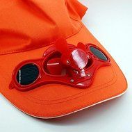Tint New Style Baseball Hat with Solar Powered Cooling Fan N6