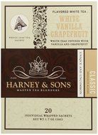 Harney &amp; Sons White Tea, Vanilla Grapefruit, 20 Sachets (Pack of 6) N4