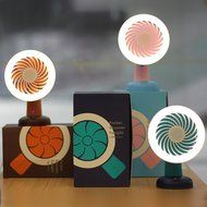 LIWUYOU Summer Mini Handheld Fan Battery Operated USB Rechargeable Outdoor Small Portable Fan Lamp LED Lights...