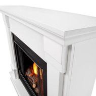 Real Flame Silverton Ventless Gel Fireplace White N3