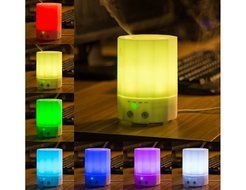 200ml Aromatherapy Essential Oil Diffuser, SolidPin Portable Ultrasonic Cool Mist Aroma Humidifier w/ 7 Color... N3