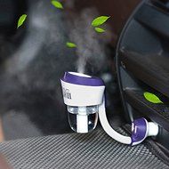 FEI&amp;S Car aromatherapy humidifier mini cars USB humidifier car air purifier aromatherapy machine , Black ,2 USB... N2