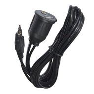 VIMVIP&reg; USB &amp; 3.5mm AUX Extension Flush Mount 2 Meter Audio Cable , 1/8 AUX Car Bike Boat Motercycle Lead N2