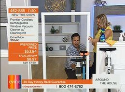 Window Vacuum Cleaner Set Squeegee Sprayer Microfiber Cloth Extra-Long Extension As Seen On TV Complete Window...