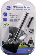 Power Gear 98950 PC Microphone with Detachable Laptop Mic, Skype and VOIP Compatible
