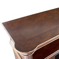 Pleasant Hearth Melton Media Fireplace in Mahogany Finish N2