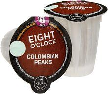 Eight O'Clock Coffee Colombian Peaks Coffee - K Carafe - 8 ct N3