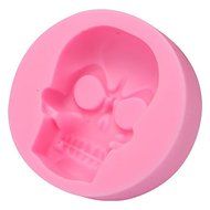 "Skull Fondant Mold Silicone Decorating Cake Mould" shopping N3