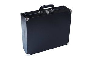 TechPlay ODC5E-BK AC/DC Portable suitcase 3 SPEED TURNTABLE WITH PC LINK AND BUILT-IN SPEAKER