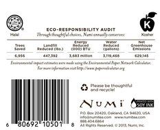 Numi Organic Indulgent Tea, Chocolate Rooibos, Caffeine Free Herbal Teasan, 12 Count Tea Bags (Pack of 3) N55