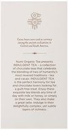 Numi Organic Indulgent Tea, Chocolate Rooibos, Caffeine Free Herbal Teasan, 12 Count Tea Bags (Pack of 3) N57