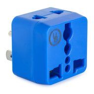 Yubi Power 2 in 1 Universal Travel Adapter with 2 Universal Outlets - Built in Surge Protector - 3 Pack - Black... N7