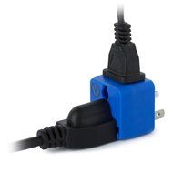 Yubi Power 2 in 1 Universal Travel Adapter with 2 Universal Outlets - Built in Surge Protector - 3 Pack - Black... N8