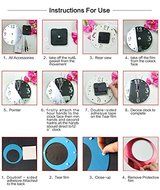 EverTrust(TM) new hot sale acrylic wall art clock safe modern design 3d crystal mirror watches home decoration... N3