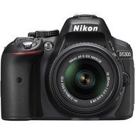 Nikon D5300 DX-format Digital SLR Kit w/ 18-55mm VR II and 55-300mm VR Lens Kit (Black) N5